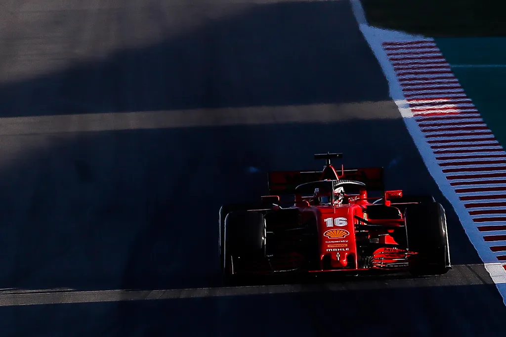 Forma-1, Barcelona, teszt, 1. nap, Charles Leclerc, Ferrari 