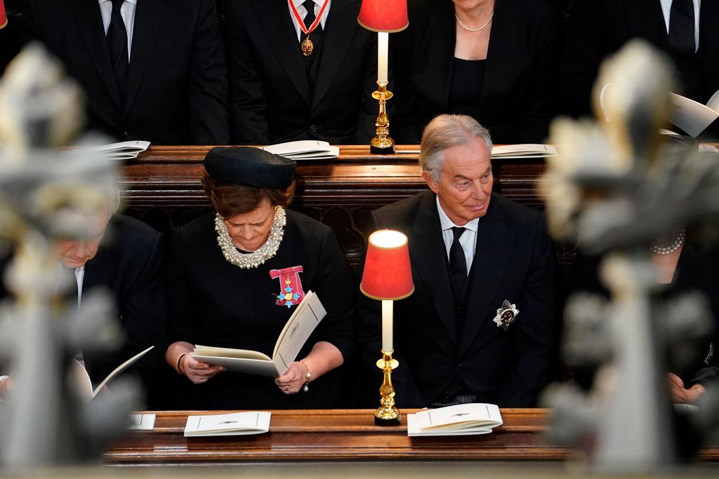 II. Erzsébet brit királynő, II. Erzsébet temetése, temetés, halála, II. Erzsébet halála, királynő, royals death,vendégek,híres emberek, politikusok Cherie Blair II. Erzsébet királynő gyászszertartásán a londoni Westminster-apátságban 2022. szeptember 19-é