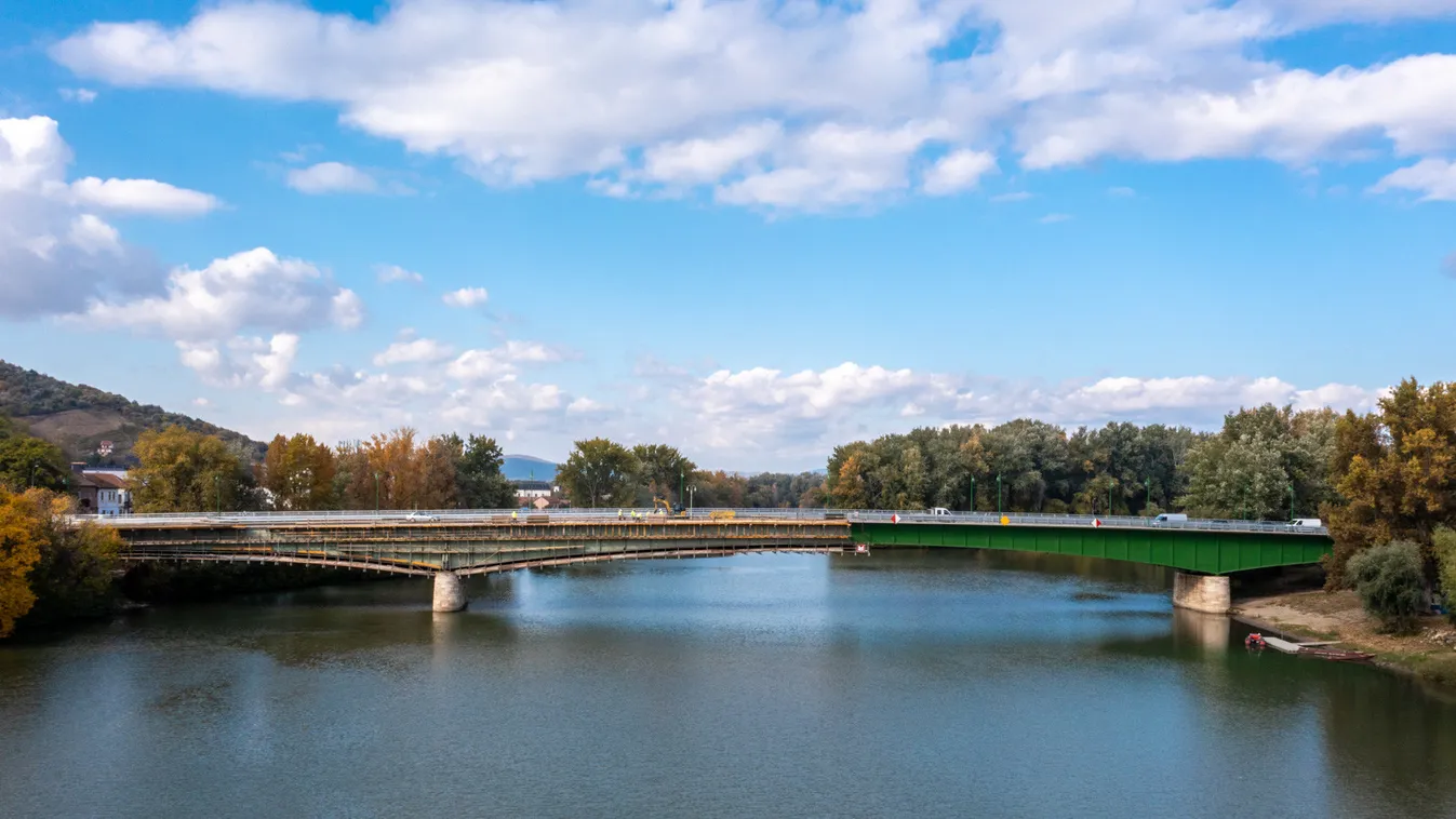 Fotókkal mutatjuk meg, hogy halad a tokaji Tisza-híd fejlesztésének utolsó szakasza 