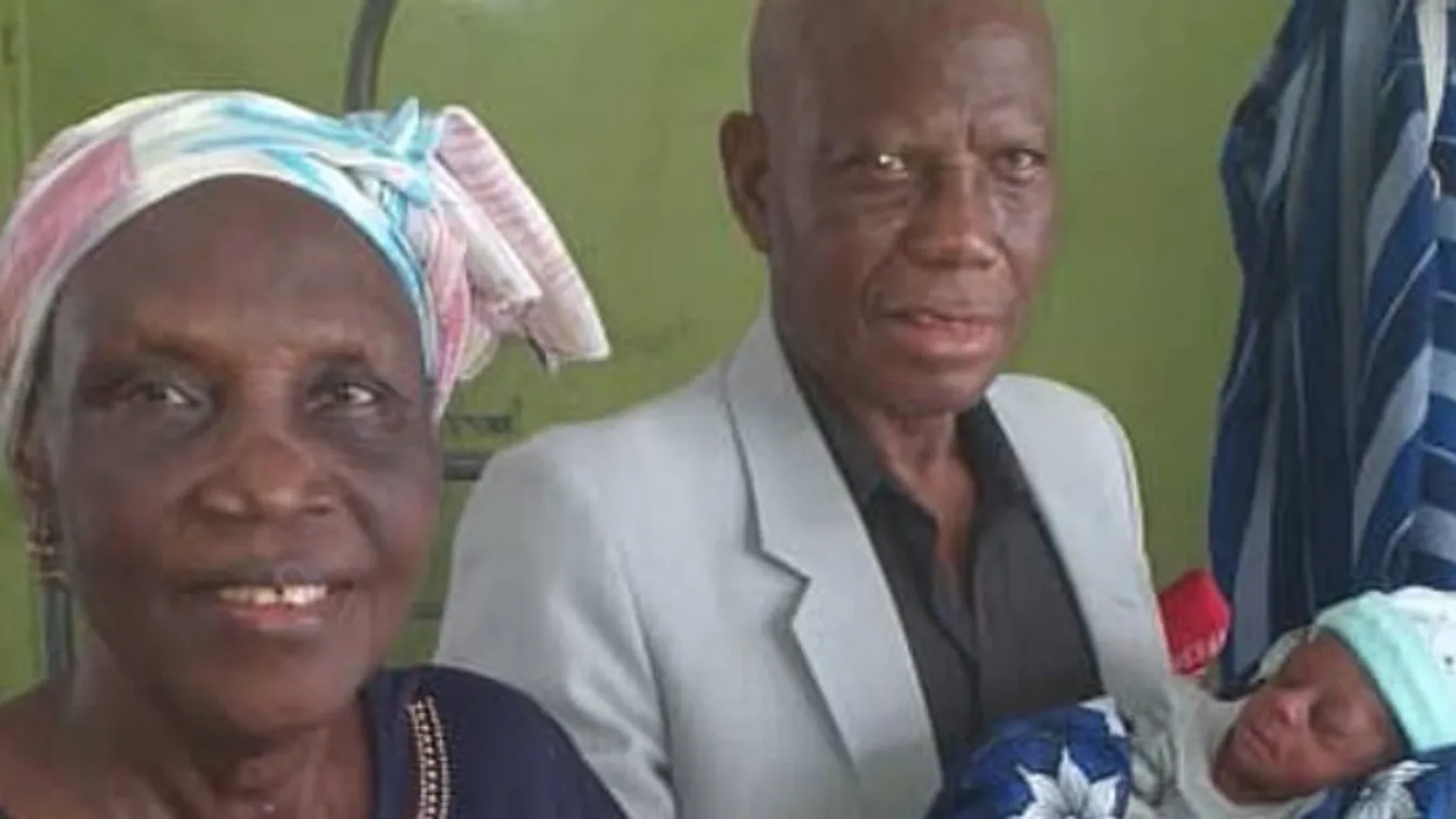 Nigéria, 68 éves nő, ikrek 