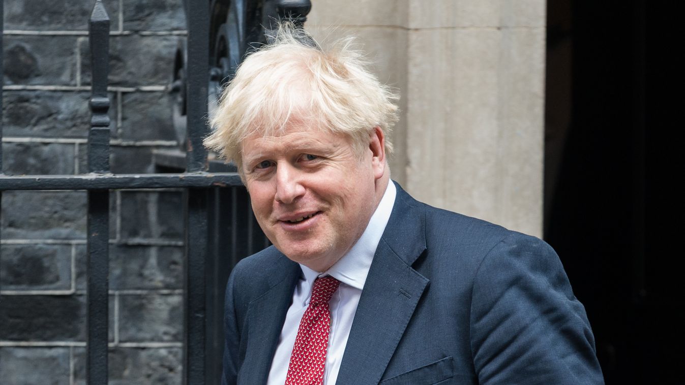Boris Johnson Leaves Downing Street For PMQs 10 Downing Street Boris Johnson DOWNING STREET England EUROPE First Lord of the Treasury Great Britain London MP MINISTER FOR THE CIVIL SERVICE PM PMQ PMQS PRIME MINISTER Prime Ministers Questions UK United Kin