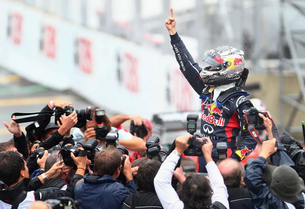 Forma-1, Sebastian Vettel, Red Bull, Brazil Nagydíj 2012 