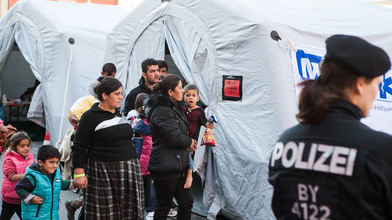 München Németország menekültek 