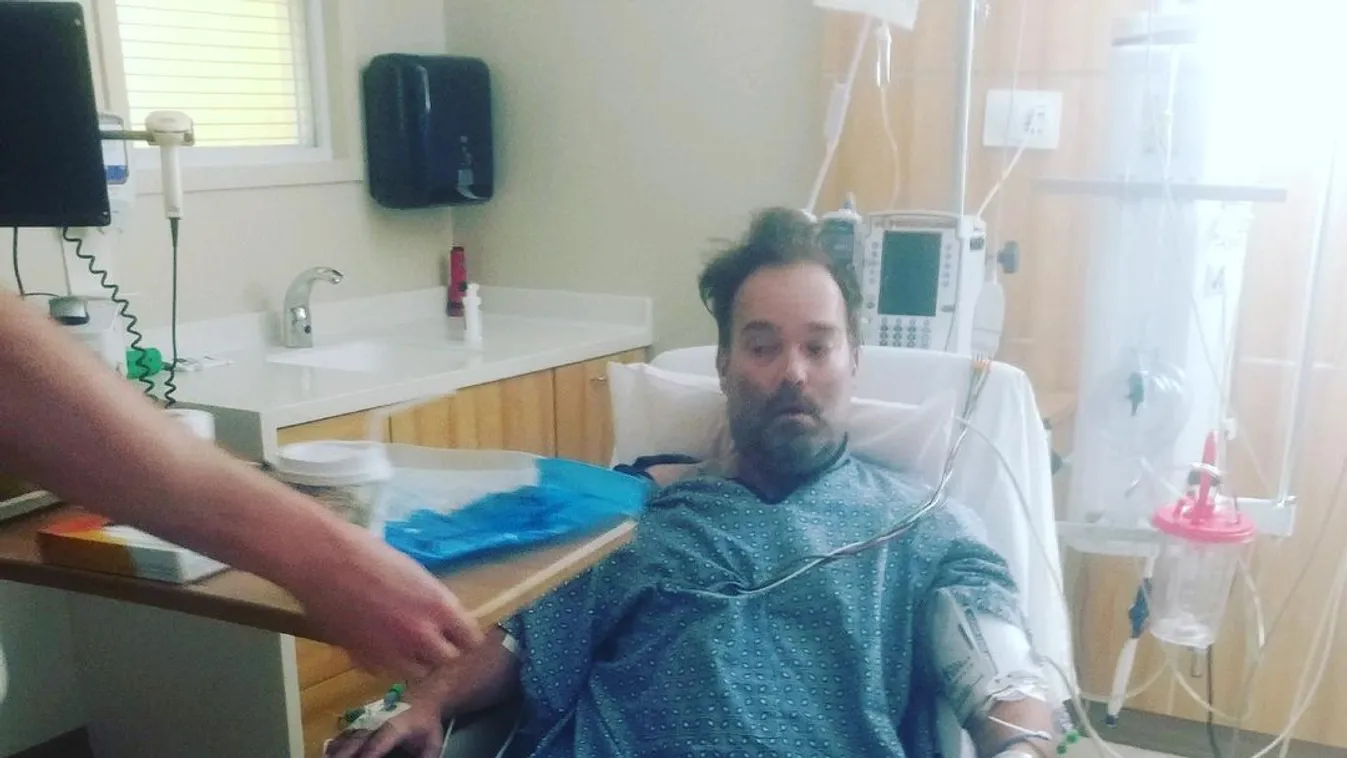 André Gower a kórházban, szívroham után 
