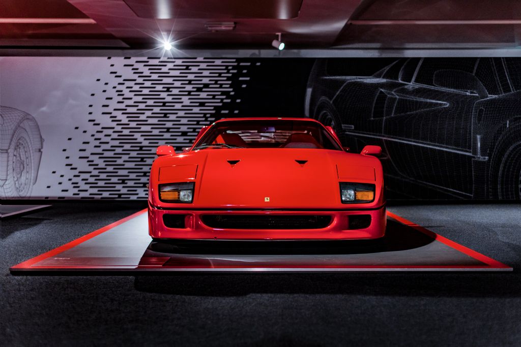 Ferrari Museum in Maranello - Hypercars | Ferrari F40 