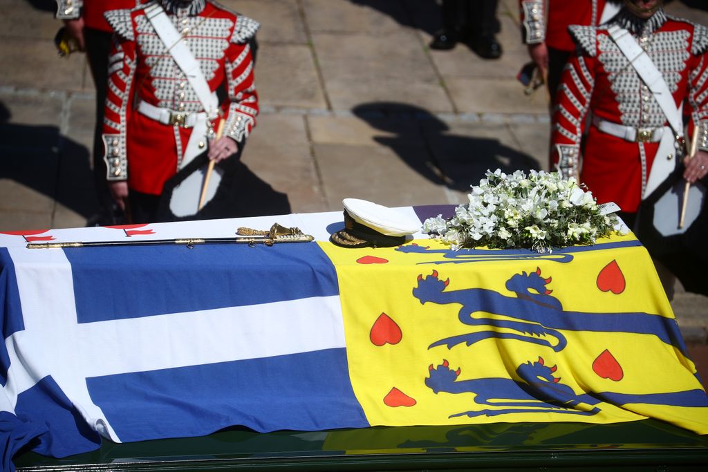 Fülöp herceg temetése, koporsó 