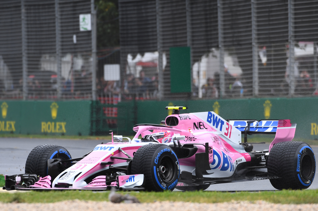 A Forma-1-es Ausztrál Nagydíj szombati napja, Esteban Ocon, Force India 