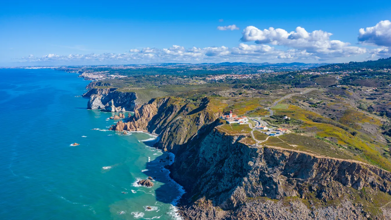 Cabo da Roca, Portugália, Szikla-fok, európai szárazföld legnyugatibb pontja, európa, portugál 