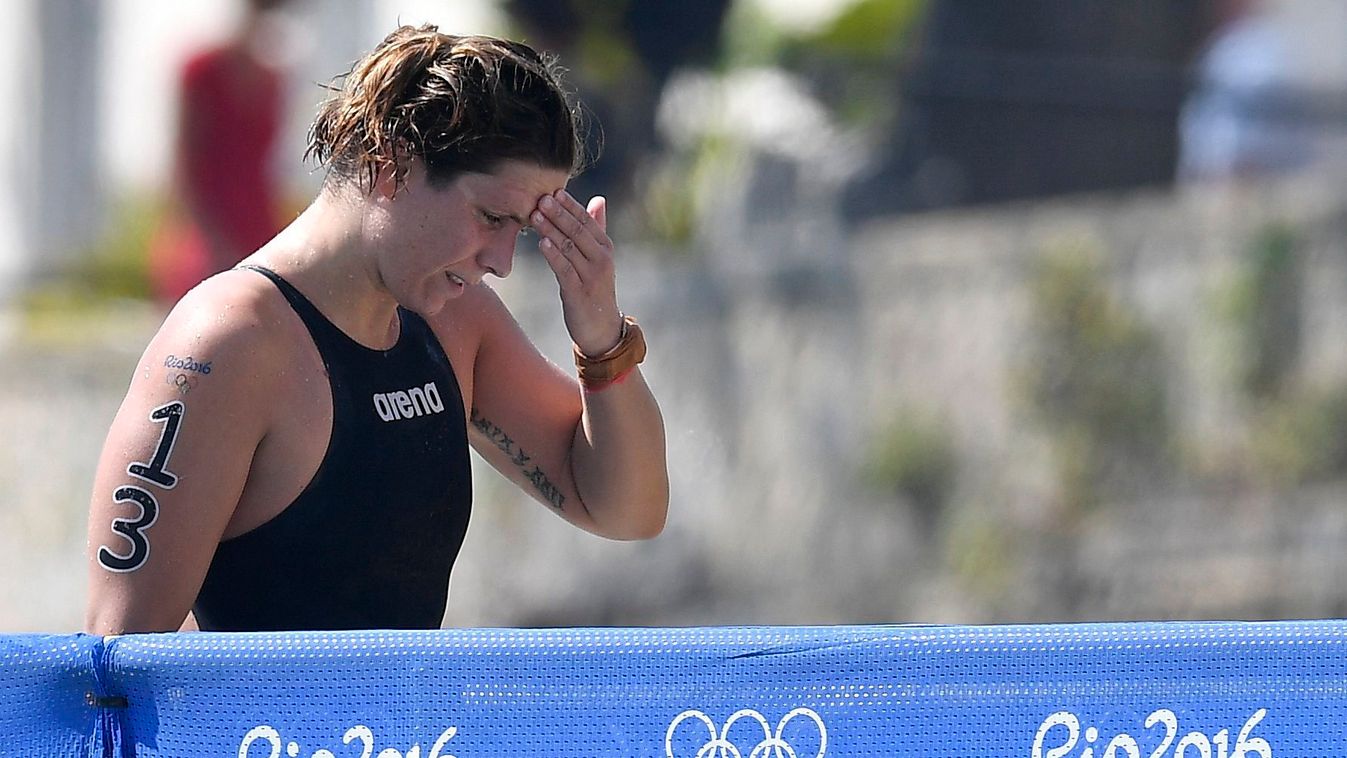 Risztov Éva rio 2016 olimpia női 10 kilométeres nyíltvízi úszóverseny 