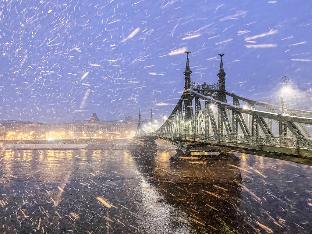 havazás, hó, Budapest, időjárás, tél 