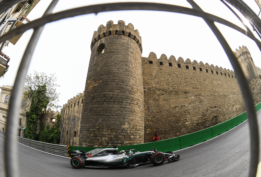 A Forma-1-es Azeri Nagydíj, Lewis Hamilton, Mercedes 