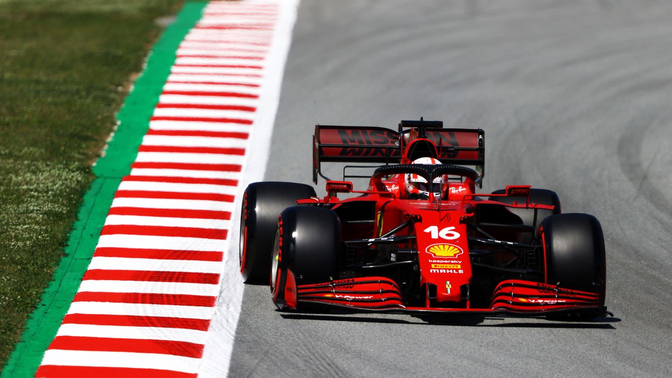 Forma-1, Charles Leclerc, Ferrari, Spanyol Nagydíj 2021, szombat 