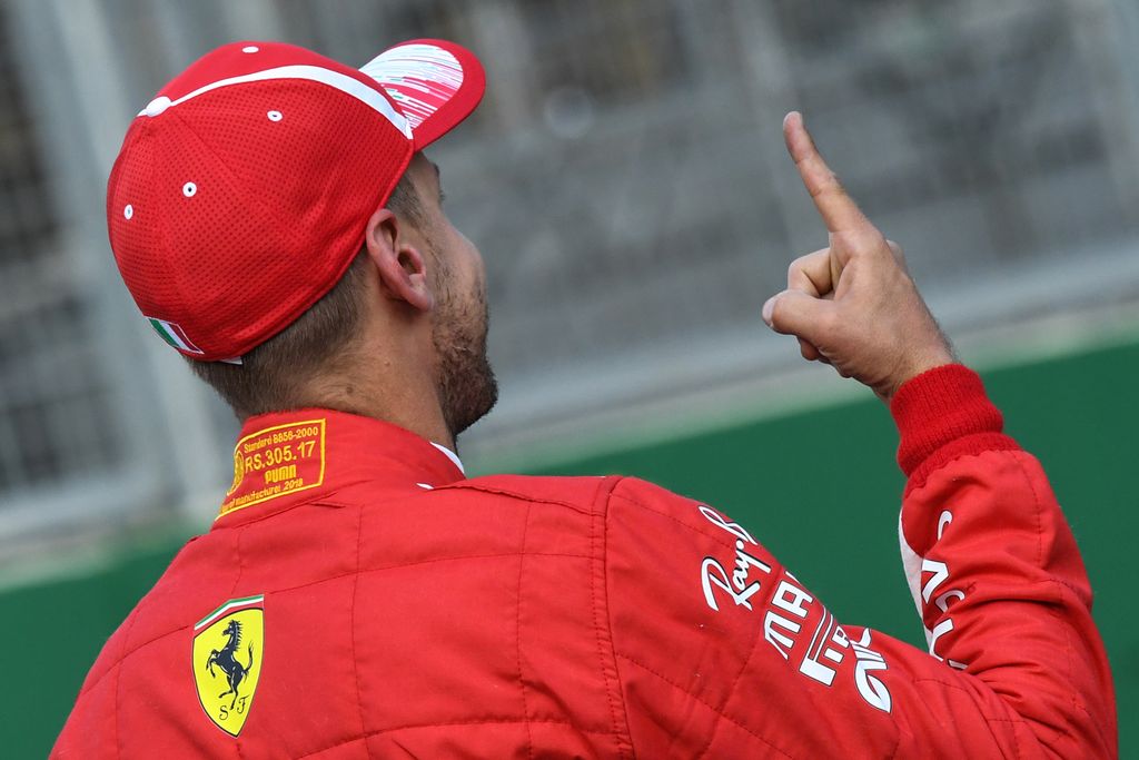 A Forma-1-es Azeri Nagydíj szombati napja, Sebastian Vettel, Scuderia Ferrari 