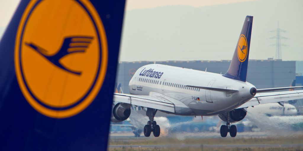 Lufthansa Frankfurt leszállás 
