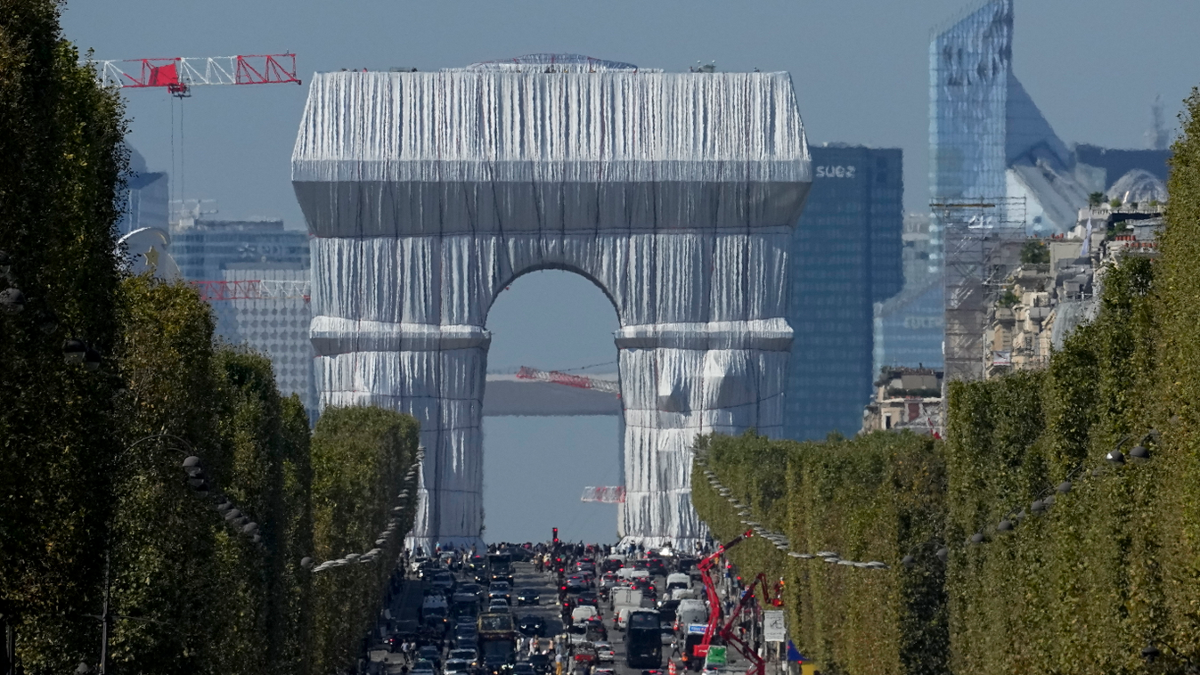 becsomagolták a párizsi diadalívet, Párizs, Diadalív 