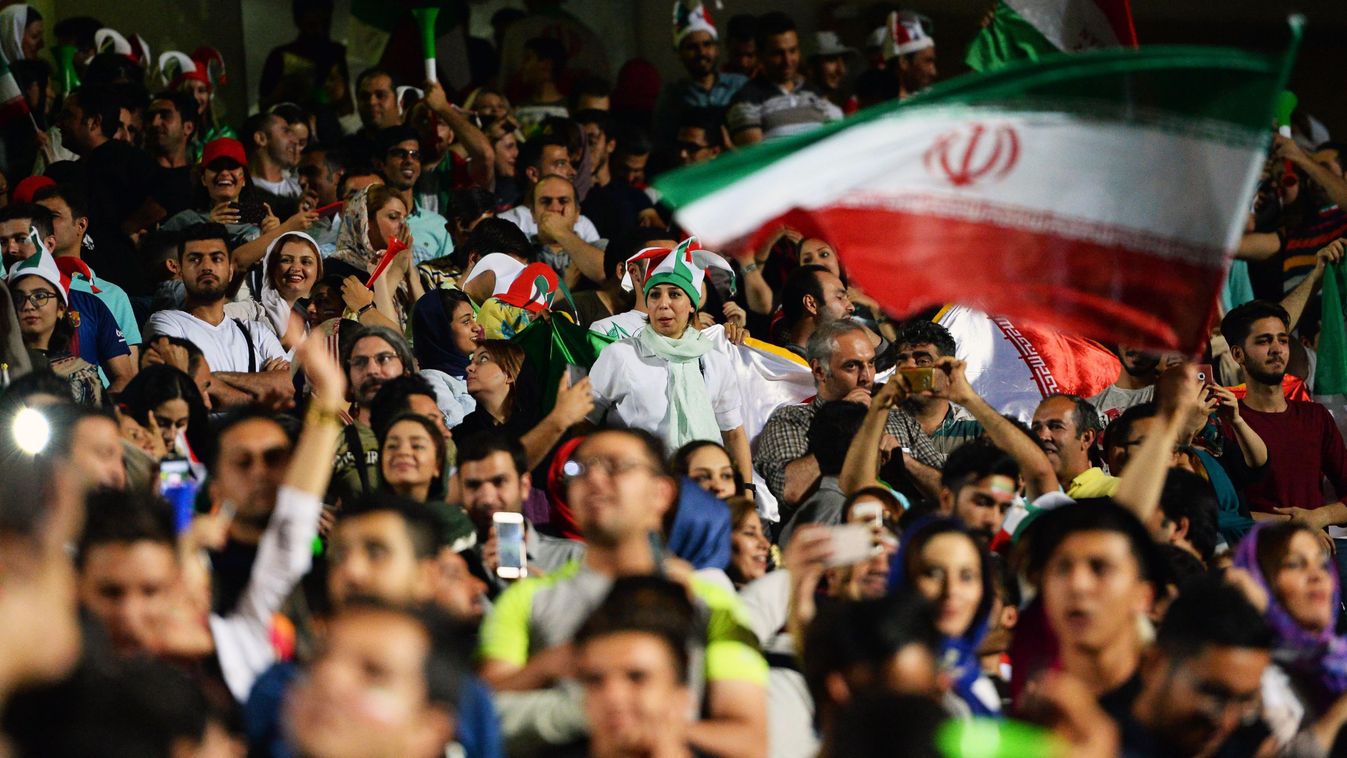 Iran v Spain : Group B - 2018 FIFA World Cup Russia FOOTBALL Iran June WORLD CUP Spain 2018 FIFA World Cup Soccer MATCH People fans gathering Group B 2018 photography public viewing Azadi Stadium 