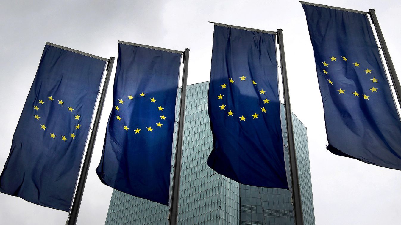 Európai Unió, zászló, Európai Központi Bank 