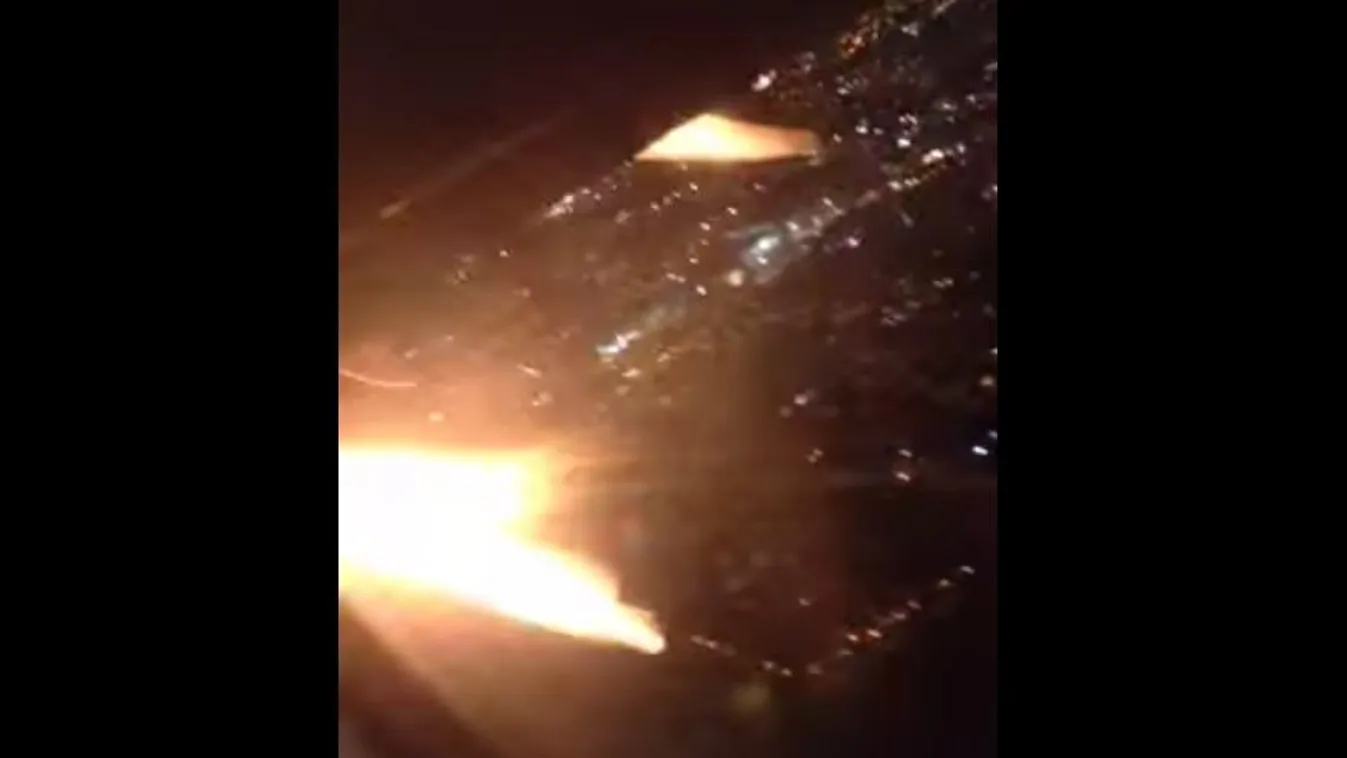 Tűz csap ki a VivaColombia gépének hajtóművéből Bogotá felett 