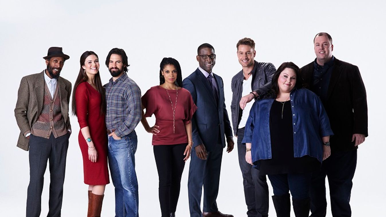 This Is Us - Pilot NUP_172469 group THIS IS US -- Season: Pilot -- Pictured: (l-r) Ron Cephas Jones as William, Mandy Moore as Rebecca, Milo Ventimiglia as Jack, Susan Kelechi Watson as Beth, Justin Hartley as Kevin, Chrissy Metz as Kate, Chris Sullivan a