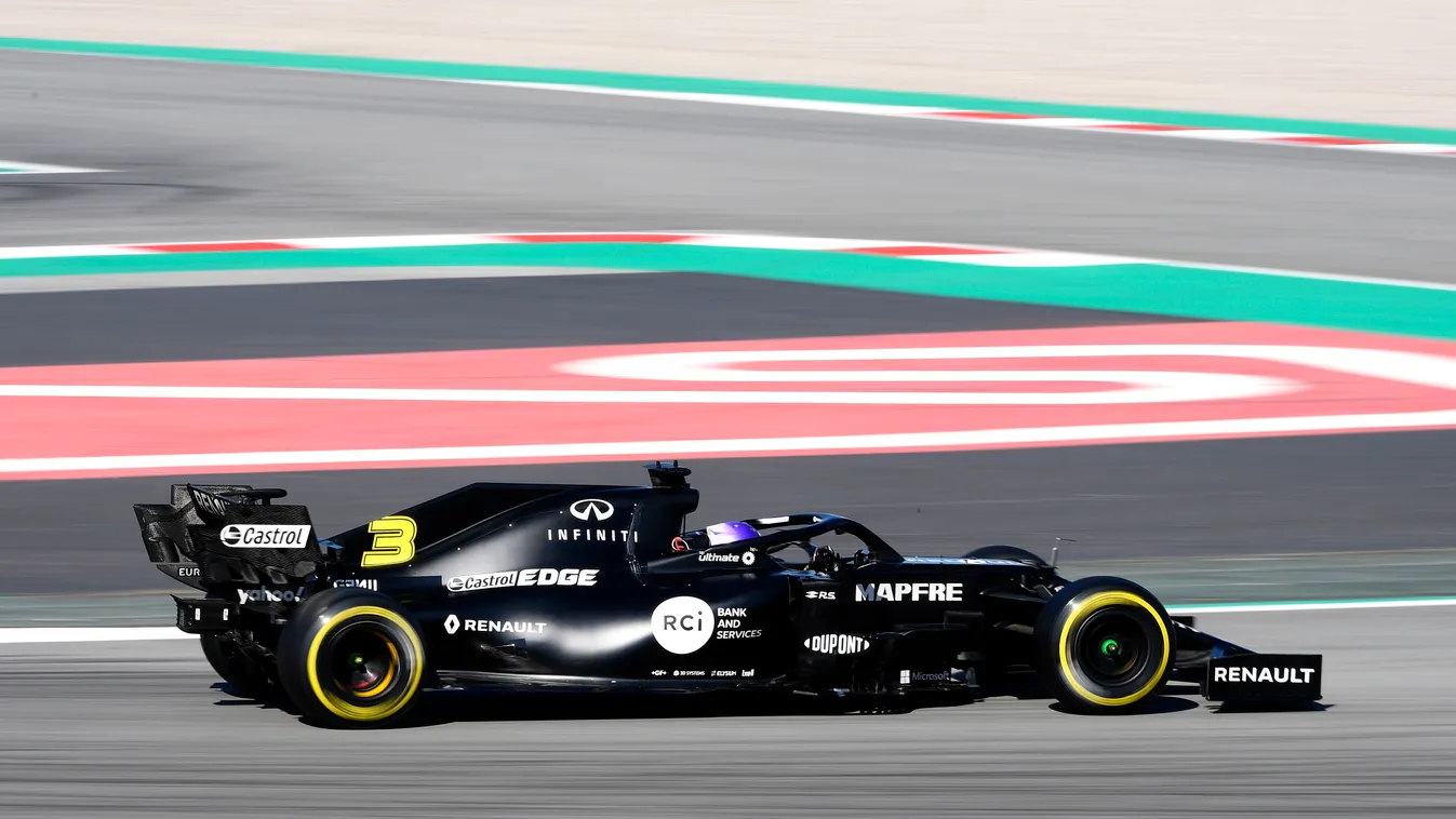 Forma-1, Daniel Ricciardo, Renault F1 Team, Barcelona teszt 2. nap 
