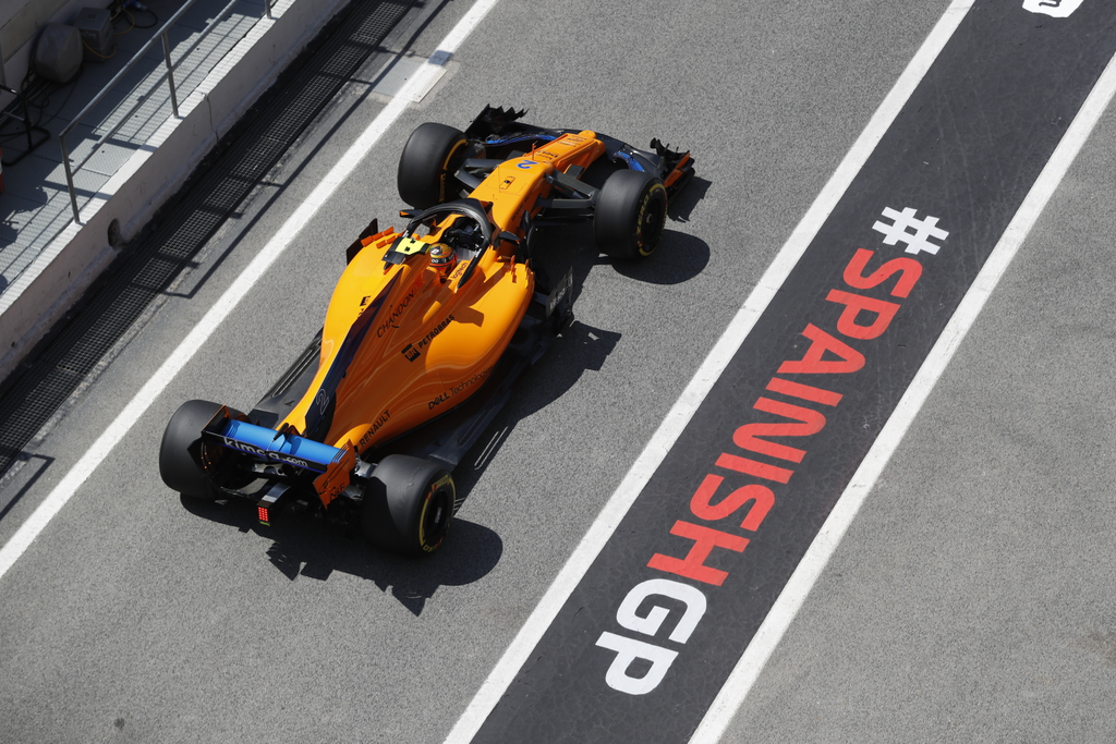 A Forma-1-es Spanyol Nagydíj pénteki napja, Stoffel Vandoorne, McLaren Racing 