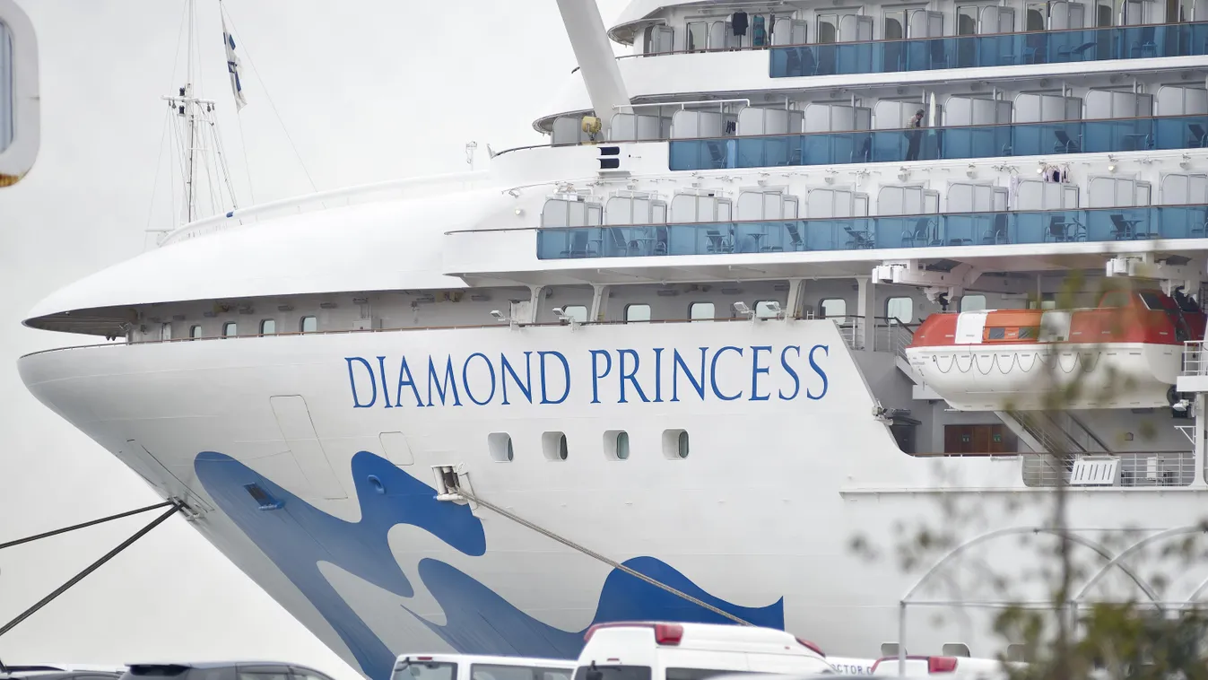 koronavírus, Japán, Jokohama, hajó, Diamond Princess 