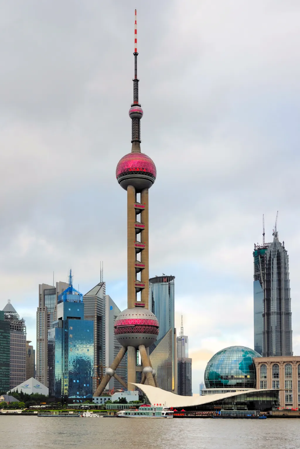 Oriental Pearl Tower, tvtorony, tv-torony, tv, torony, Sanghaj, Shanghai, kilátó, üveg, üvegpadló 
