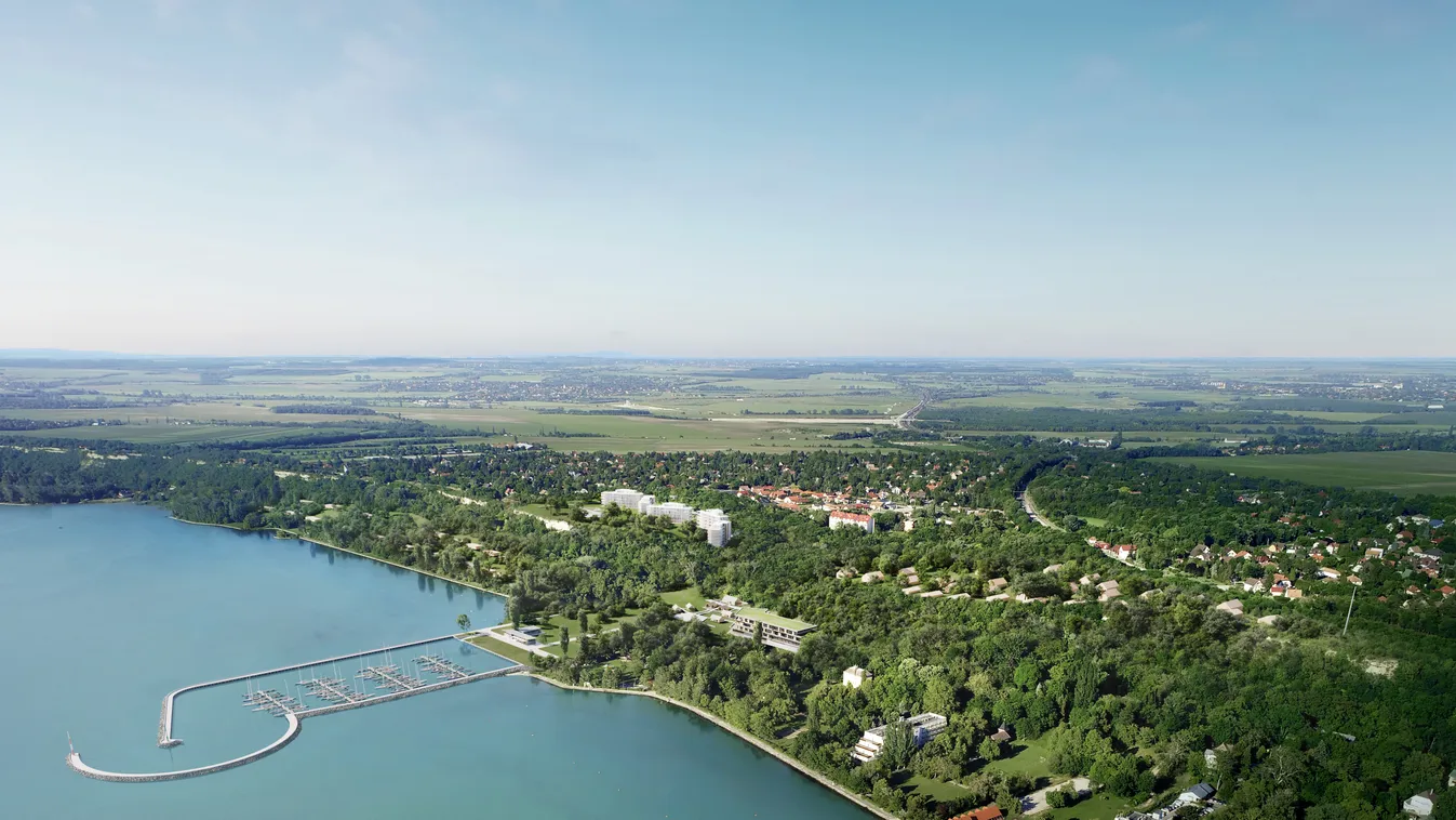 Club Aliga, Balaton-part, Balaton, Balatonaliga, látványterv, Aligaliget, Bayer Property Zrt., 