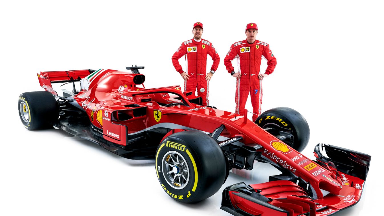 Forma-1, Scuderia Ferrari, Ferrari SF-71H bemutató, Kimi Räikkönen, Sebastian Vettel 