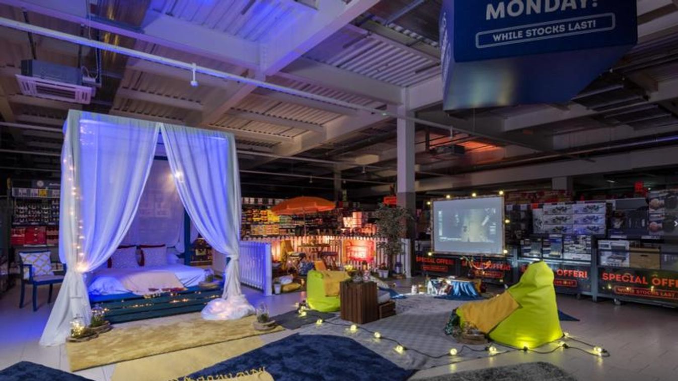 Lidl is turning one of its stores into a hotel for the night, offering shoppers a chance to win an overnight's stay 