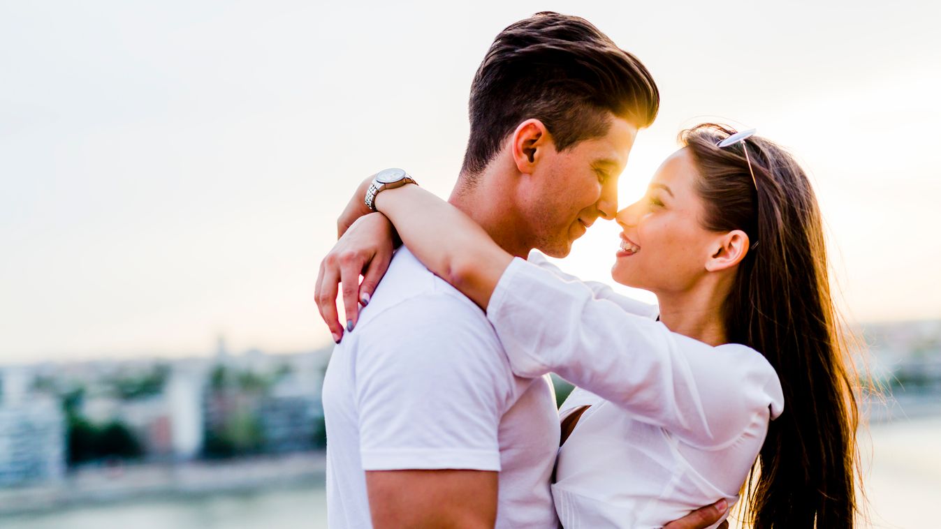 Young beautiful couple hugging and about to kiss Couple - Relationship Beautiful Male Beauty Girls Women Females Men Males Dating Flirting Young Adult Smiling Kissing Embracing Touching Beauty Backgrounds Bonding Togetherness Happiness Romance Love Lifest
