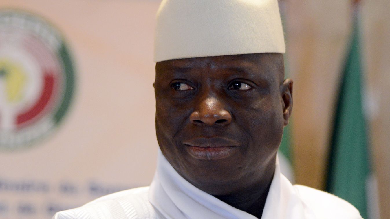 vote Horizontal (FILES) This file photo taken on March 28, 2014 shows outgoing President Yahya Jammeh of Gambia attending the 44th summit of the 15-nation west African bloc ECOWAS at the Felix Houphouet-Boigny Foundation in Yamoussoukro.
West African lead