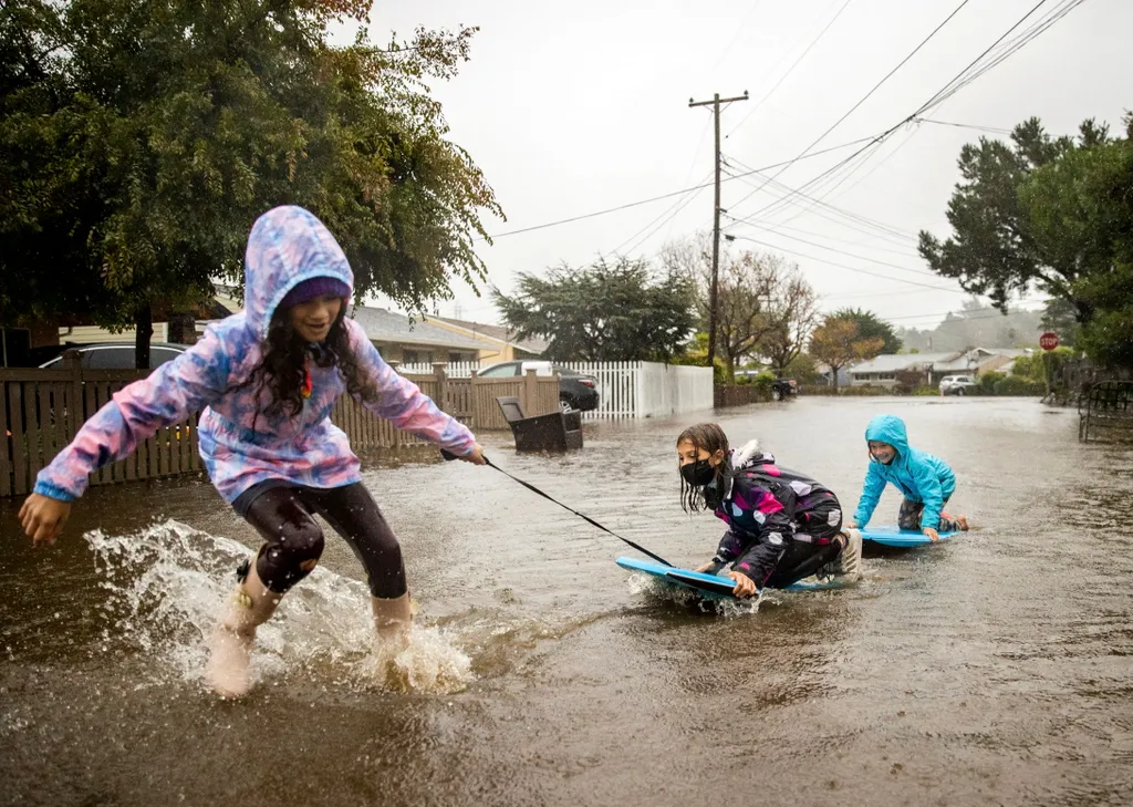 "Bomb Cyclone", Kalifornia, USA, vihar, ciklon 