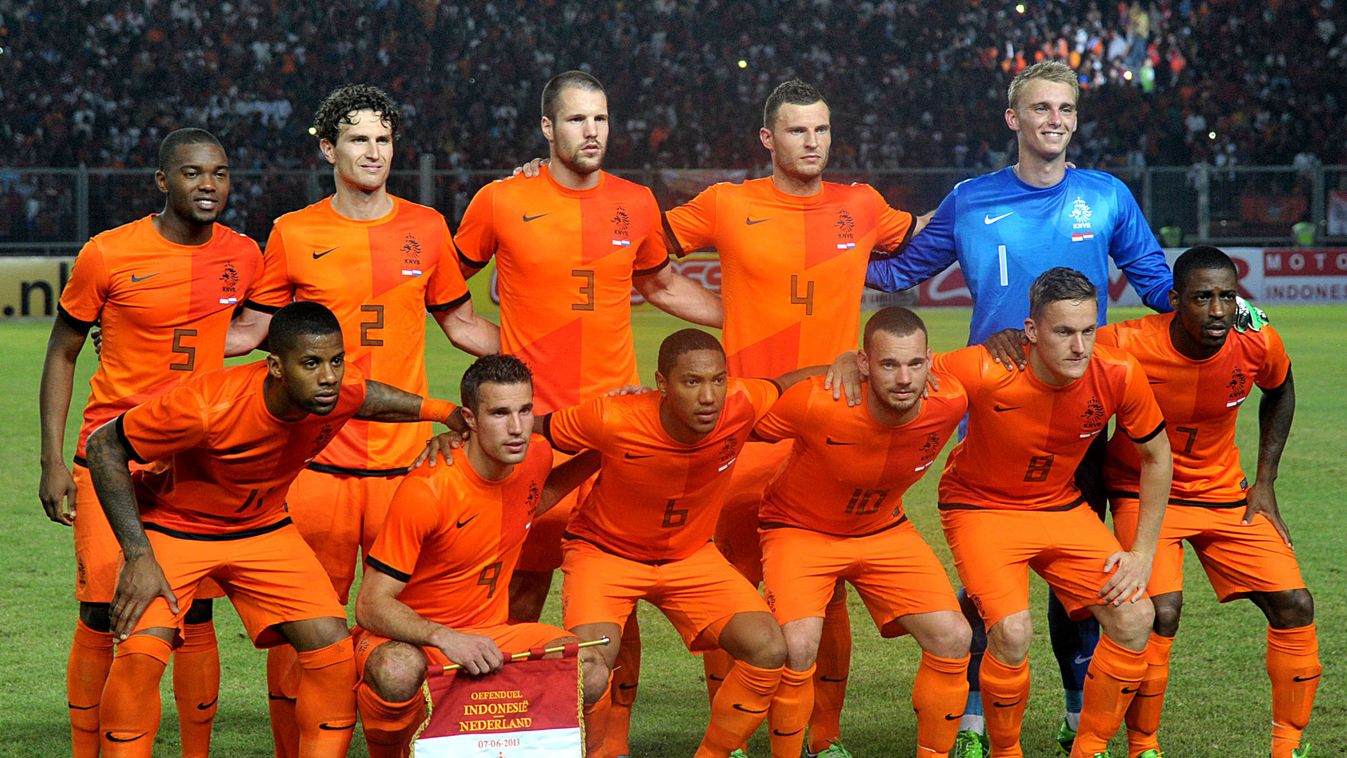 holland válogatott, a holland válogatott a június 7-ei Indonéza elleni barátságos mérkőzés előtt