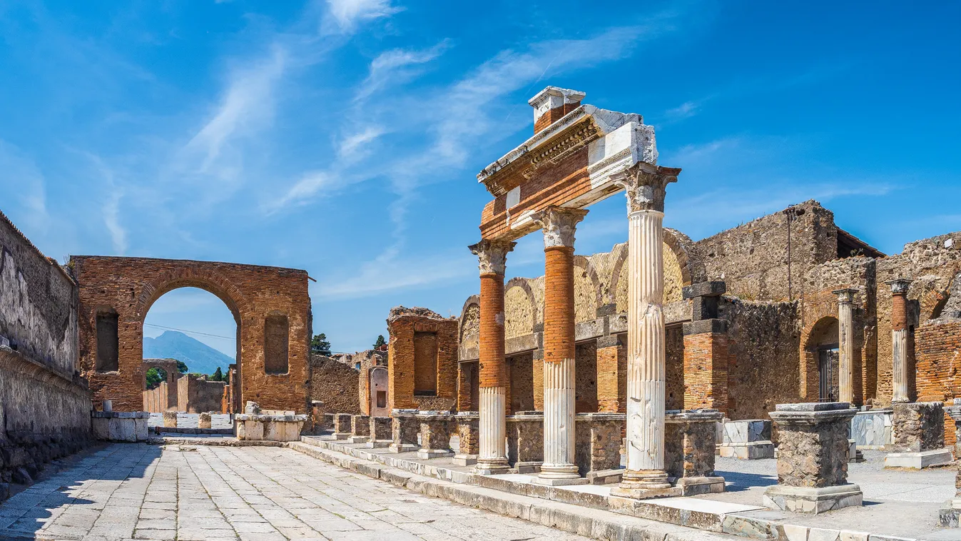 Pompeii, Olaszország, romváros, 