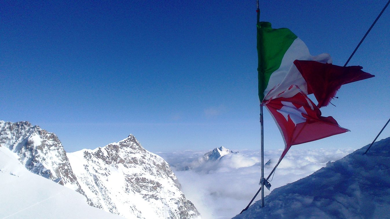 Monte Rosa, négyezres csúcsok, Svájc, Alpok 