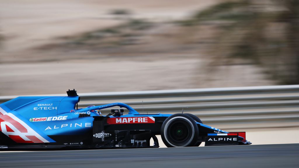Forma-1, Bahrein teszt, 2. nap, Fernando Alonso, Alpine 