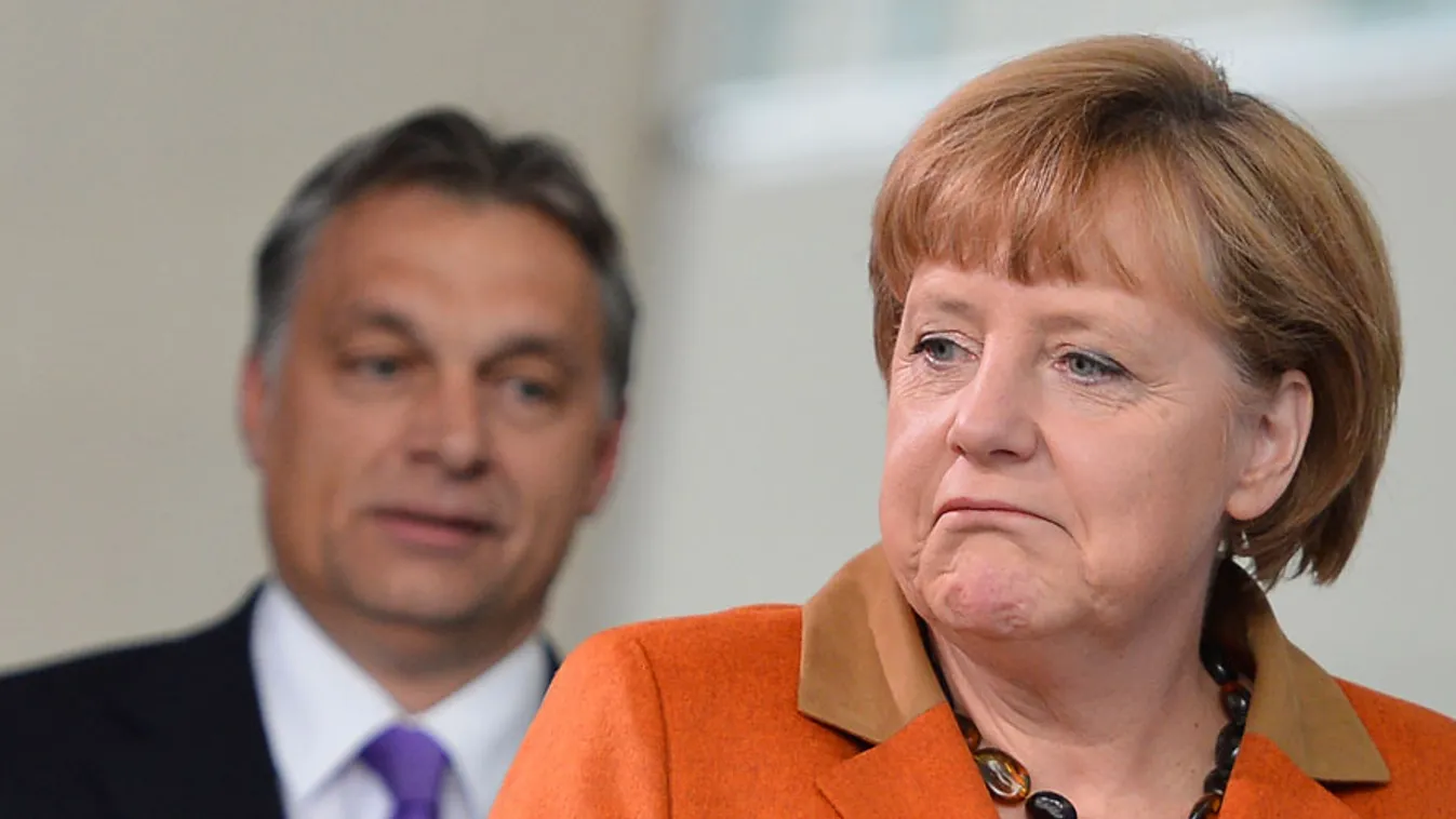 Lenyomjuk Németországot, Angela Merkel, Orbán Viktor, 