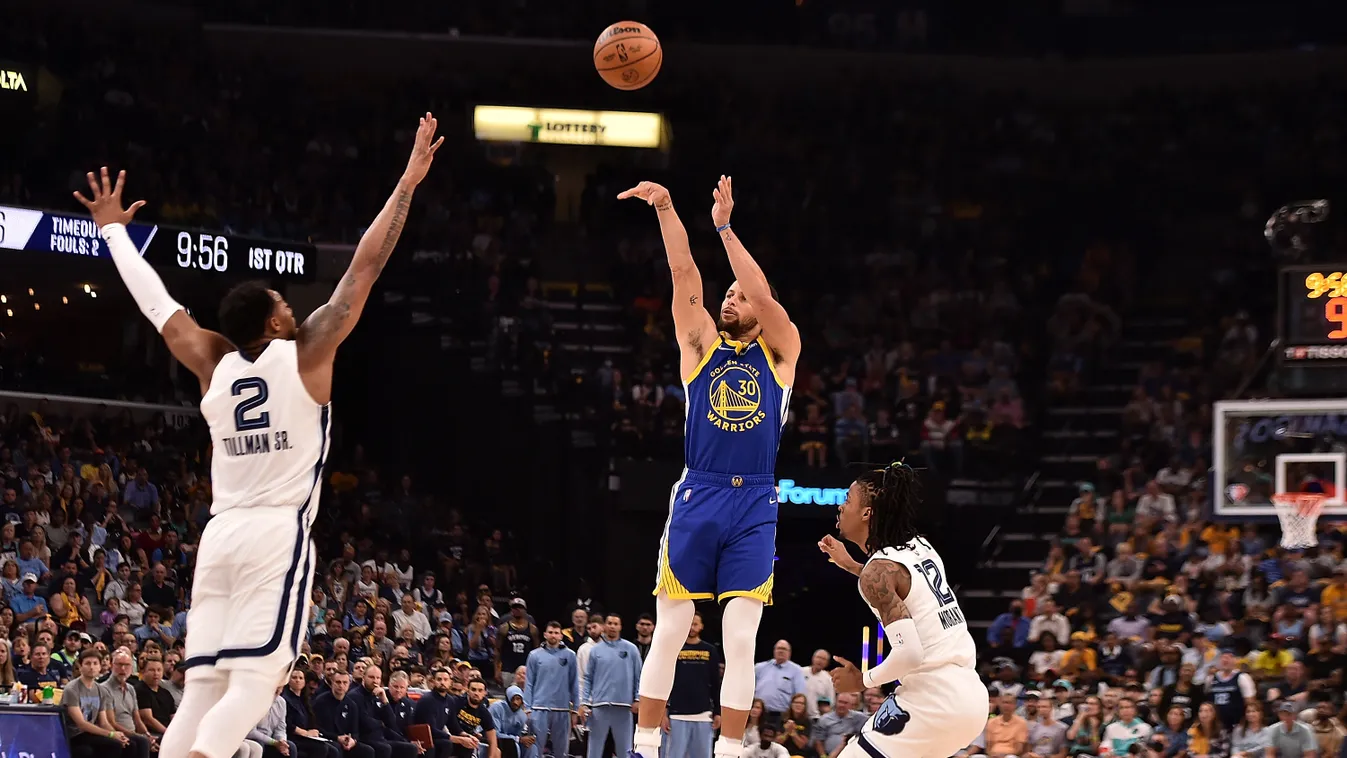 Golden State Warriors v Memphis Grizzlies - Game One GettyImageRank2 Color Image nba Horizontal SPORT BASKETBALL 