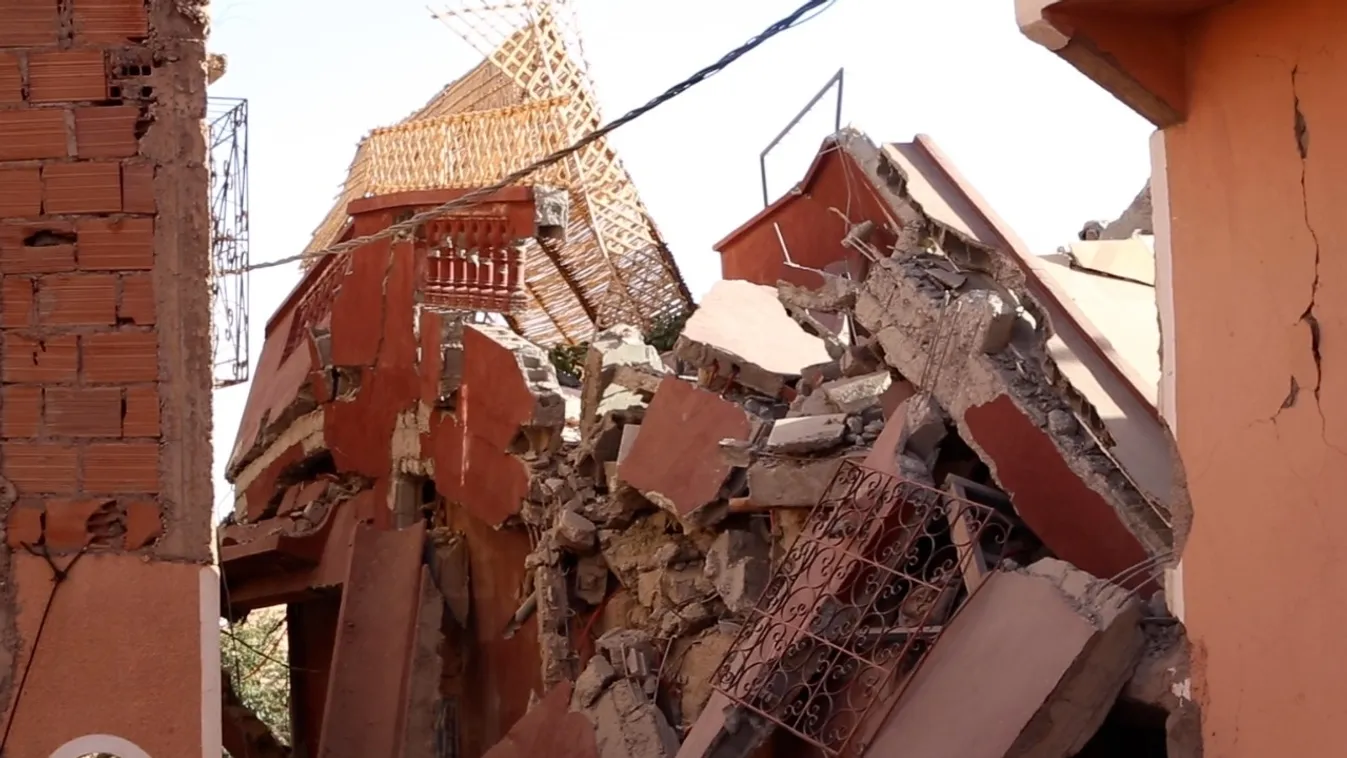 Marokkó, földrengés, Észak-Afrika, 2023.09.09., 