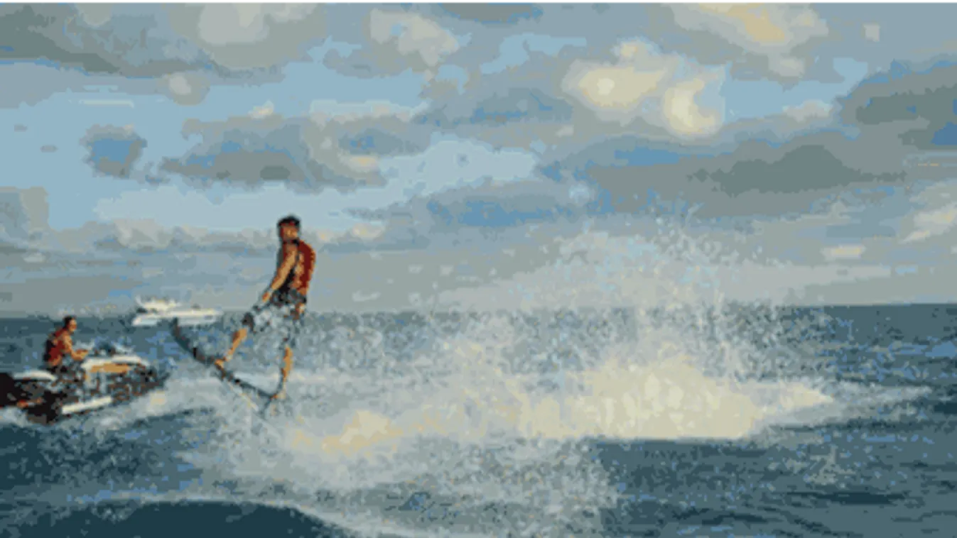 This gnarly aquatic hoverboard defies the laws of shredding 