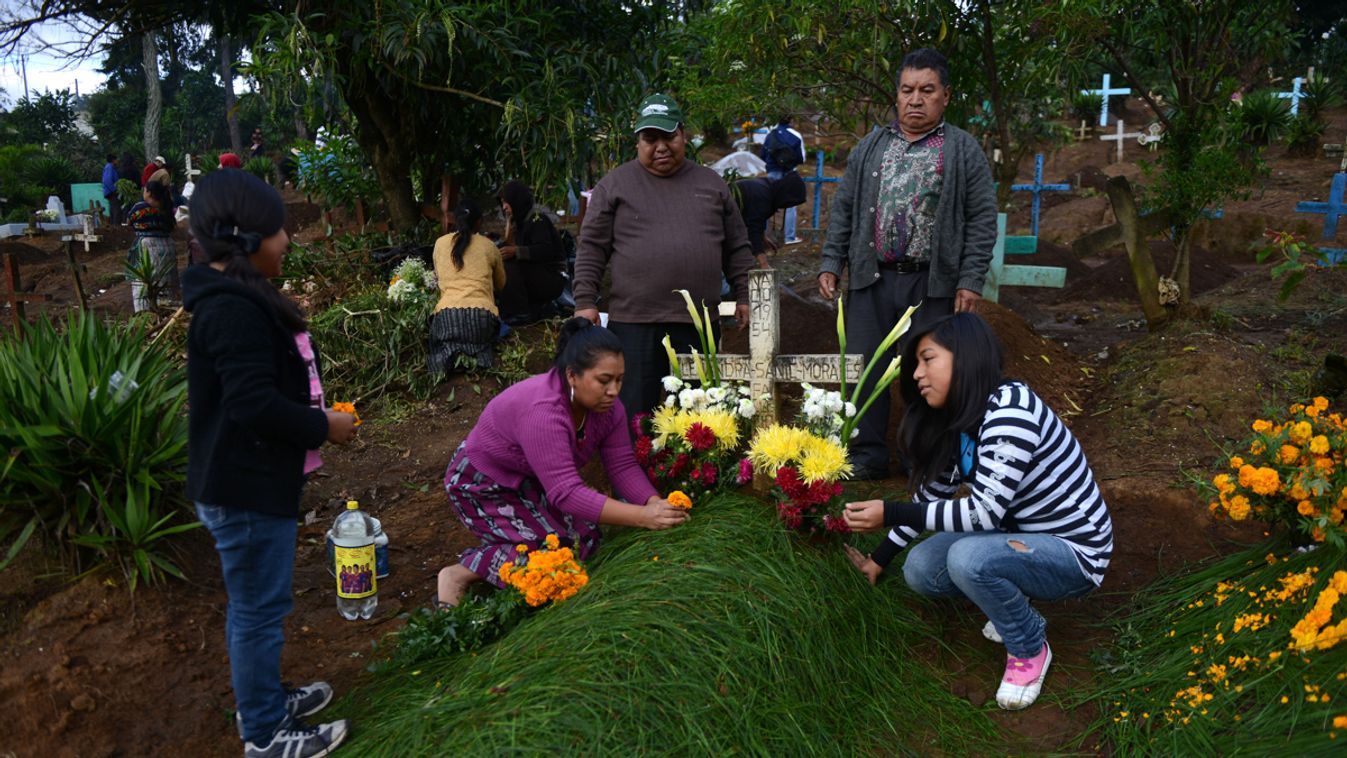 halottak napja, Sumpango, Guatemala 
