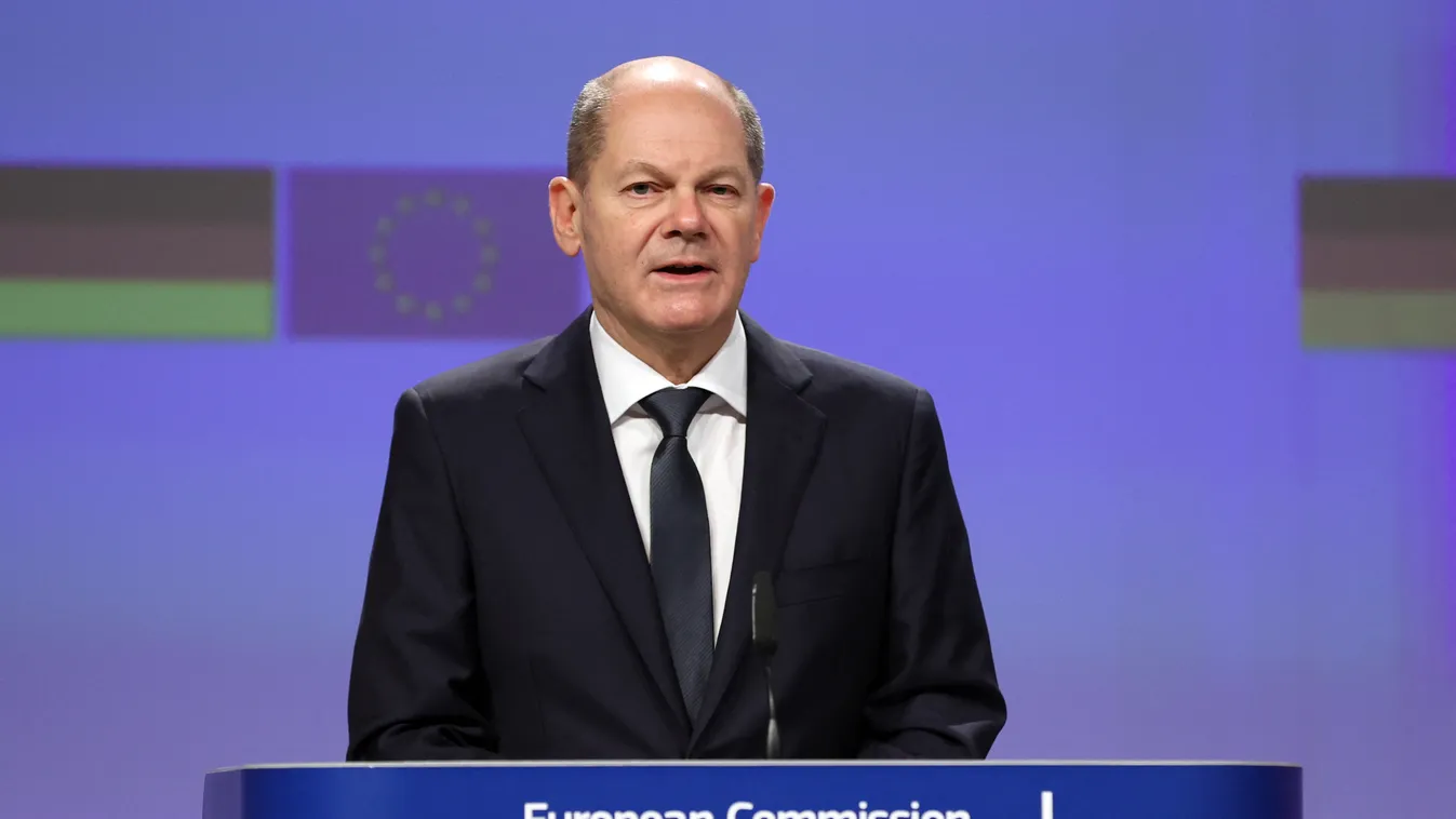 German Chancellor Olaf Scholz in Brussels​​​​​​​ 2021,Belgium,Brussels,december,German Chancellor Olaf Scholz,joi Horizontal 