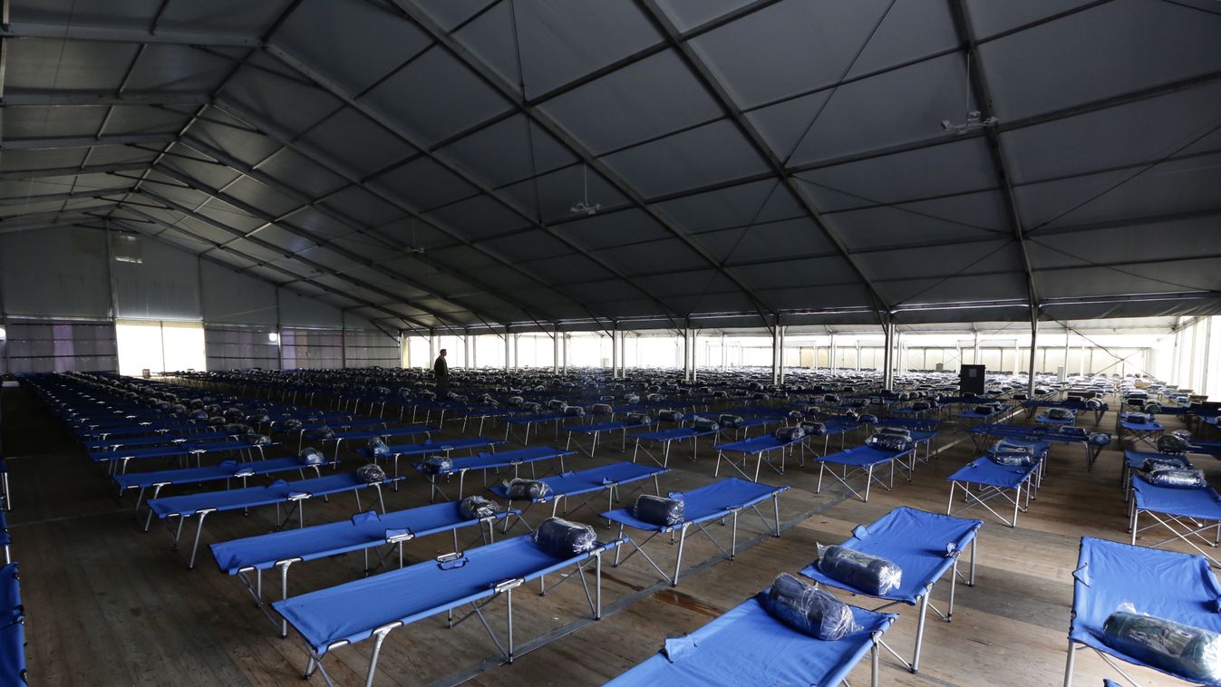 menekült menekültek migráns migránsok sátor horvát szlovén 