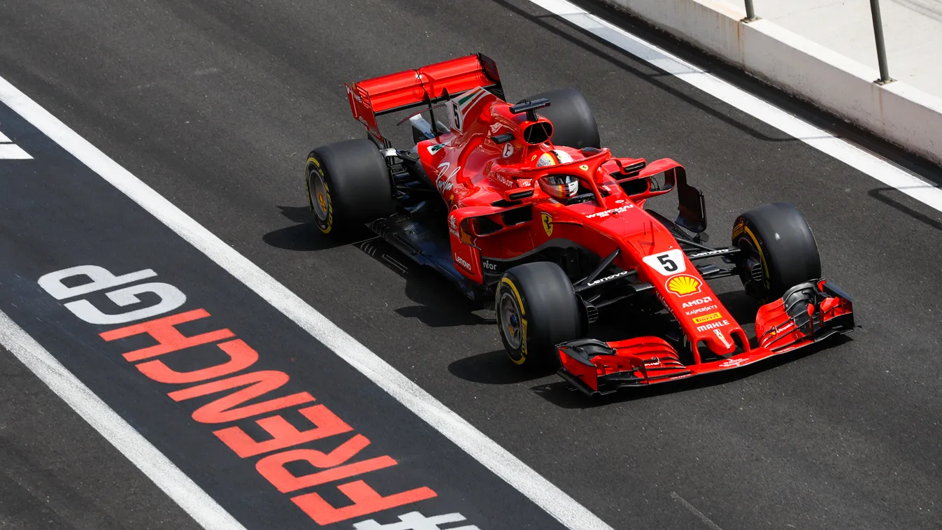 A Forma-1-es Francia Nagydíj, Sebastian Vettel, Scuderia Ferrari 