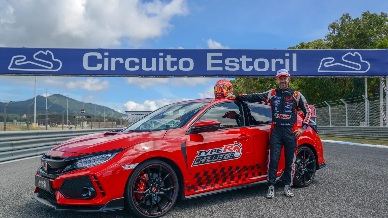 Cars Civic Car News Images 2018 Trackside Civic Type R Civic Type R (2017 - ) Honda Civic Type R sets new lap record at Estoril circuit in Portugal, driven by Tiago Monteiro 