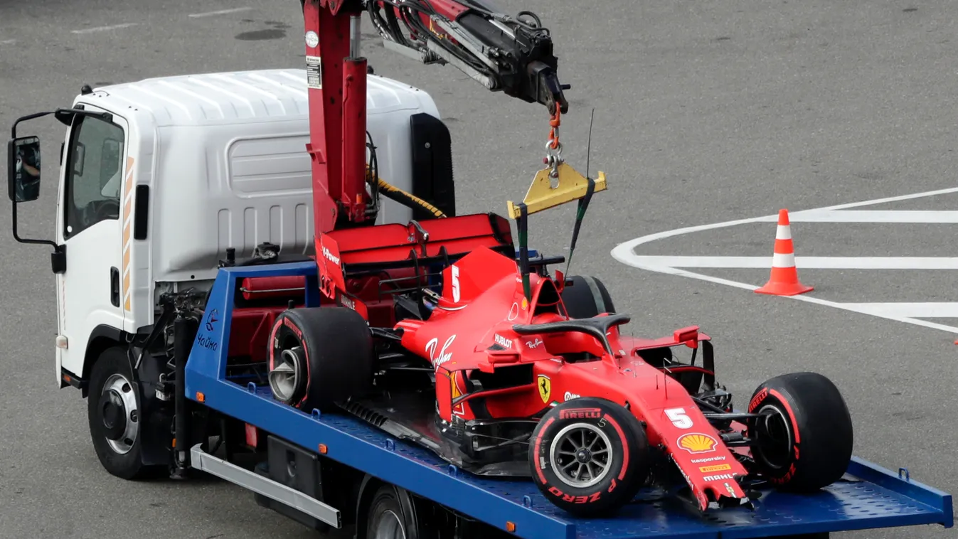 Forma-1, Orosz Nagydíj, időmérő, Sebastian Vettel, Scuderia Ferrari, baleset 