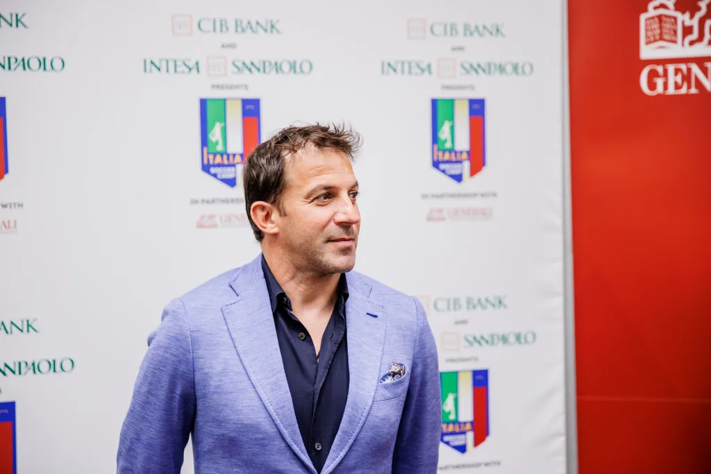 CIB Italia Focitábor sajtótájékoztató Alessandro Del Pieroval 