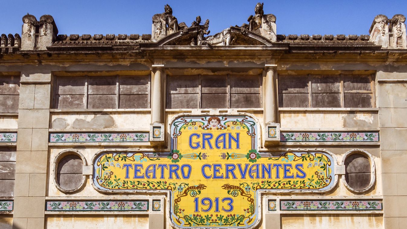 Gran Teatro Cervantes, Tangier, Tanger, színház, Marokkó 