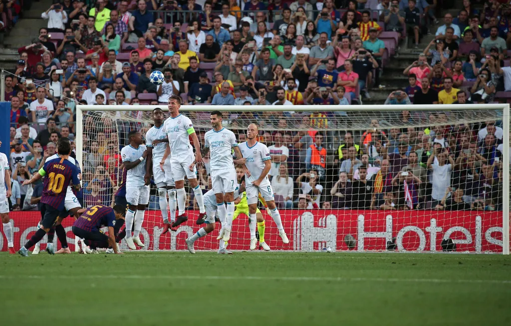 UEFA Champions League'FC Barcelona v PSV' FCB FC Barcelona PSV Eindhoven UEFA Champions League sports soccer FOOTBALL Camp Nou Urbanandsport Nurphoto 